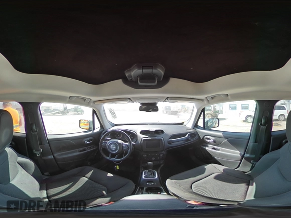 2018 Jeep Renegade Altitude with VIN ZACCJABB5JPH81978, listed as a Copart auction lot 49258925 with 213,508 mi miles and Salvage Title. Bid and sale history available at DreamBid. Image 14.