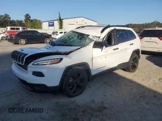 2017 Jeep Cherokee Sport with VIN 1C4PJLAS6HW652465, listed as a Copart auction lot 77450574 with 16,779 mi miles and Salvage title. Bid and sale history available at DreamBid. Image 1.