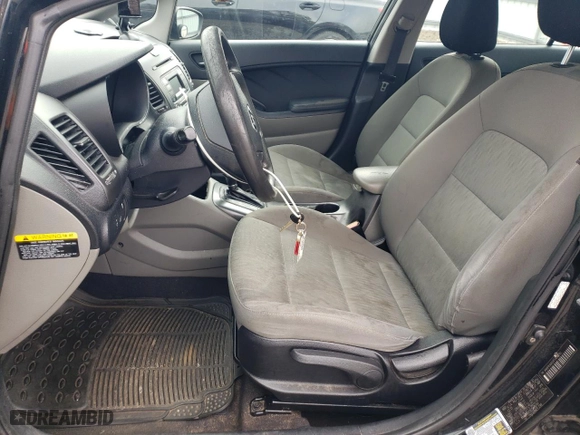 2015 Kia Forte LX with VIN KNAFK4A6XF5409260, listed as a Copart auction lot 42457155 with 197,145 mi miles and Salvage Title. Bid and sale history available at carsss.com. Image 7.