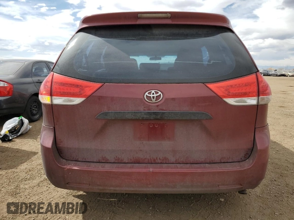 2011 Toyota Sienna with VIN 5TDZK3DC6BS032409, listed as a Copart auction lot 50069725 with 231,085 mi miles and Salvage Title. Bid and sale history available at carsss.com. Image 6.