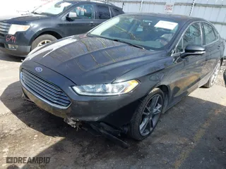 2015 Ford Fusion Titanium with VIN 3FA6P0D91FR277852, listed as a IAAI auction lot 41775806 with 82,684 mi miles. Bid and sale history available at carsss.com. Image 2.