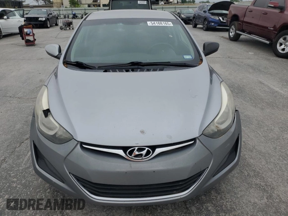 2015 Hyundai Elantra SE with VIN 5NPDH4AE6FH550732, listed as a Copart auction lot 54188165 with 181,705 mi miles and Clean Title. Bid and sale history available at carsss.com. Image 5.