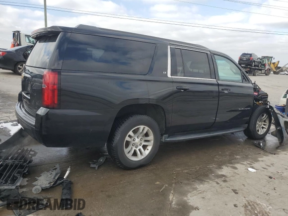 2018 Chevrolet Suburban LT with VIN 1GNSKHKC2JR338352, listed as a Copart auction lot 84706744 with 106,827 mi miles and Salvage Title. Bid and sale history available at carsss.com. Image 3.