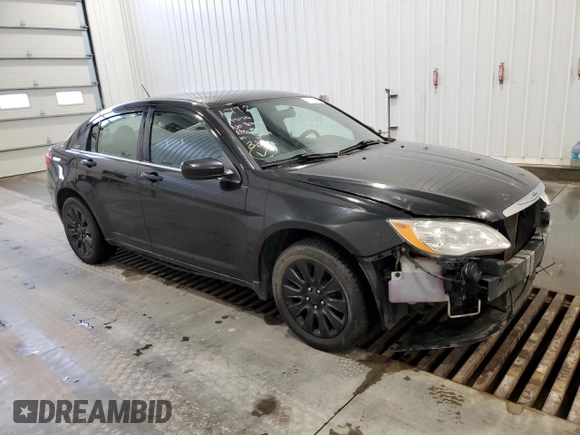 2011 Chrysler 200 LX with VIN 1C3BC4FBXBN592159, listed as a Copart auction lot 79870594 with 193,328 mi miles and Salvage Title. Bid and sale history available at carsss.com. Image 4.