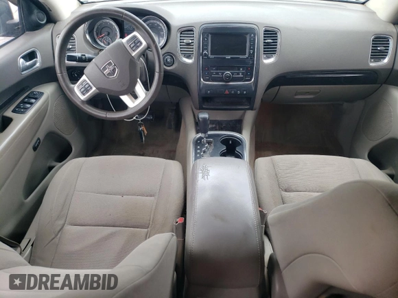 2012 Dodge Durango Crew with VIN 1C4RDJDG3CC158683, listed as a Copart auction lot 49988005 with 172,748 mi miles and Salvage Title. Bid and sale history available at DreamBid. Image 8.