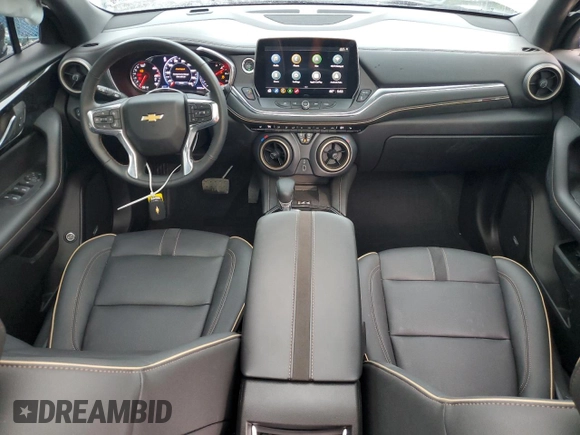 2024 Chevrolet Blazer Premier with VIN 3GNKBFRS3RS160493, listed as a Copart auction lot 53857315 with 12,722 mi miles and Salvage title. Bid and sale history available at DreamBid. Image 8.