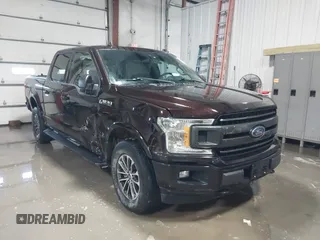 2020 Ford F-150 XL with VIN 1FTEW1E40LKE55705, listed as a IAAI auction lot 41603276 with 33,603 mi miles. Bid and sale history available at carsss.com. Image 1.