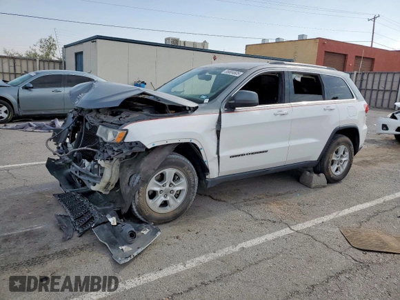 2017 Jeep Grand Cherokee Laredo with VIN 1C4RJEAG6HC614543, listed as a Copart auction lot 55804605 with 89,730 mi miles and Salvage title. Bid and sale history available at DreamBid. Image 1.