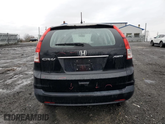 2014 Honda CR-V LX with VIN 2HKRM4H37EH681138, listed as a Copart auction lot 50382695 with 110,862 mi miles and Salvage Title. Bid and sale history available at carsss.com. Image 6.