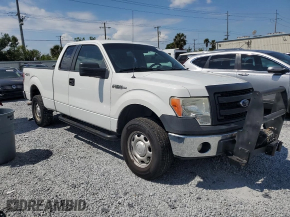 2013 Ford F-150 XL with VIN 1FTFX1EF4DKD80253, listed as a Copart auction lot 53323855 with 191,124 mi miles and Salvage Title. Bid and sale history available at carsss.com. Image 4.