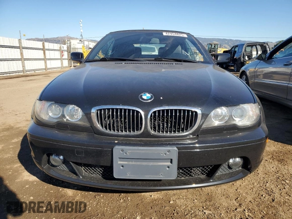 2004 BMW 3 Series 325Ci with VIN WBABW33454PL24496, listed as a Copart auction lot 42454825 with 83,935 mi miles and Salvage Title. Bid and sale history available at carsss.com. Image 5.