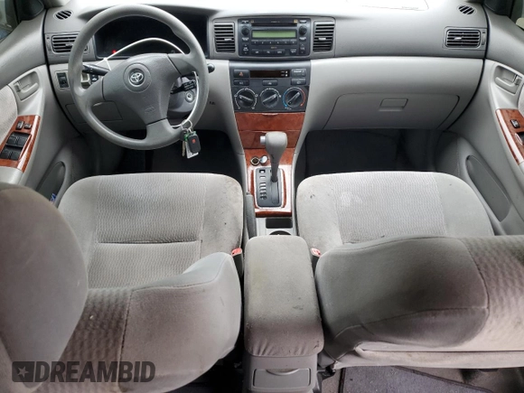 2005 Toyota Corolla CE with VIN 1NXBR32E05Z433886, listed as a Copart auction lot 53670115 with 169,213 mi miles and Salvage title. Bid and sale history available at DreamBid. Image 8.