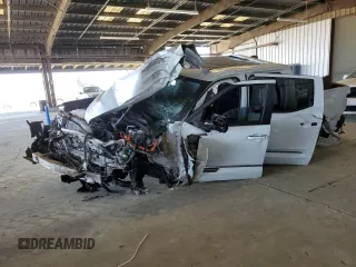 2025 Toyota Tundra Platinum Hybrid with VIN 5TFNC5DB1SX095376, listed as a Copart auction lot 55518385 with Not provided miles and Salvage title. Bid and sale history available at DreamBid. Image 1.