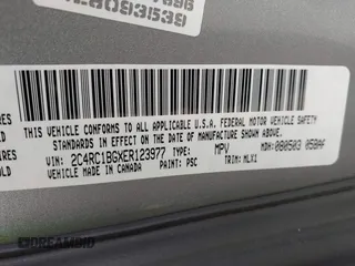 2014 Chrysler Town & Country Touring with VIN 2C4RC1BGXER123977, listed as a IAAI auction lot 42047133 with 150,046 mi miles. Bid and sale history available at carsss.com. Image 9.