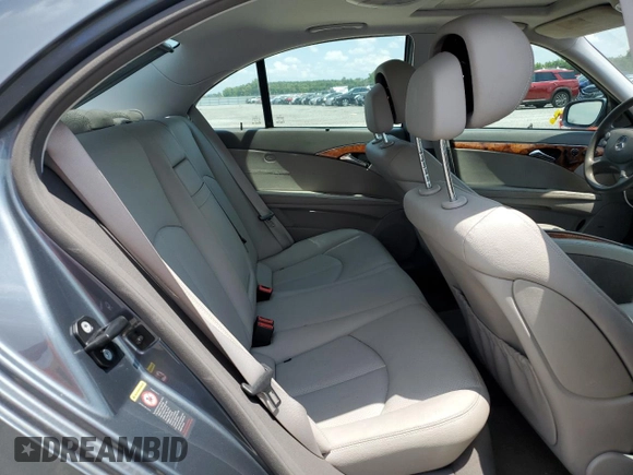 2009 Mercedes-Benz E-Class Luxury 3.5L with VIN WDBUF56X09B376277, listed as a Copart auction lot 57485144 with 129,127 mi miles and Salvage Title. Bid and sale history available at carsss.com. Image 10.