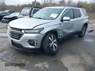 2022 Chevrolet Traverse LT Leather with VIN 1GNERHKW7NJ128403, listed as a IAAI auction lot 41384893 with 100,661 mi miles. Bid and sale history available at carsss.com. Image 6.