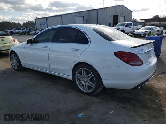 2015 Mercedes-Benz C 300 with VIN 55SWF4JB2FU044929, listed as a Copart auction lot 44148895 with 113,865 mi miles and Salvage Title. Bid and sale history available at DreamBid. Image 2.