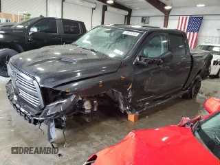 2016 Ram 1500 Sport z VIN 1C6RR7MT7GS177497, wystawiony jako Copart lot #78874344 z przebiegiem 297 956 mil mil oraz Szkoda całkowita • Salvage title. Historia ofert i sprzedaży dostępna na DreamBid. Obrazek 1.