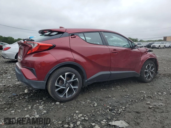 2018 Toyota C-HR XLE with VIN NMTKHMBX4JR014287, listed as a Copart auction lot 60463445 with 68,018 mi miles and Salvage title. Bid and sale history available at DreamBid. Image 3.