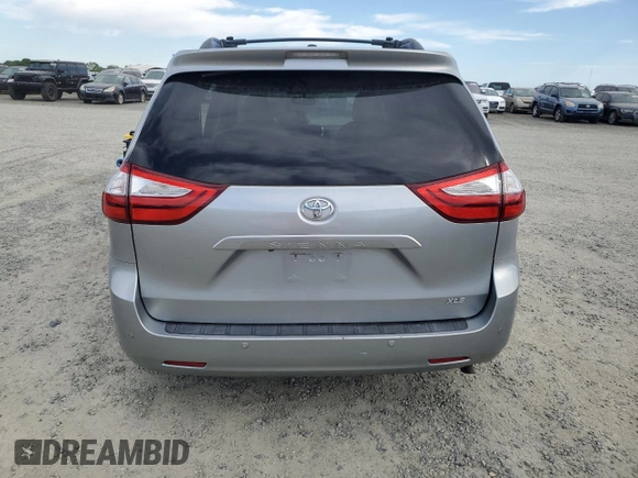 2015 Toyota Sienna XLE with VIN 5TDYK3DC4FS672992, listed as a Copart auction lot 52775715 with Not Provided miles and Non Repairable. Bid and sale history available at DreamBid. Image 6.
