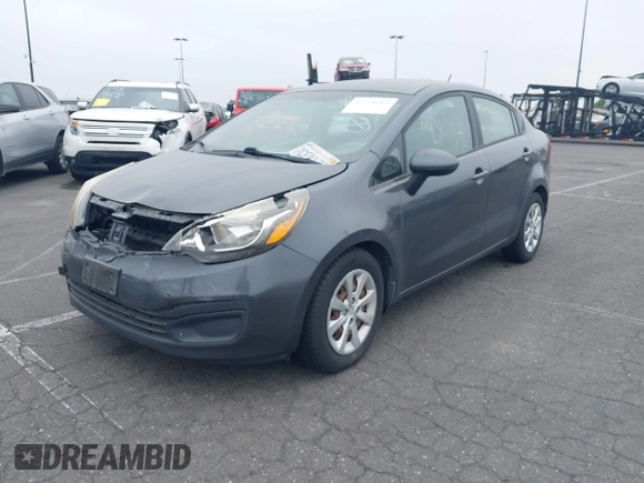 2013 Kia Rio SX with VIN KNADN4A33D6294075, listed as a IAAI auction lot 41728082 with 119,297 mi miles. Bid and sale history available at carsss.com. Image 2.