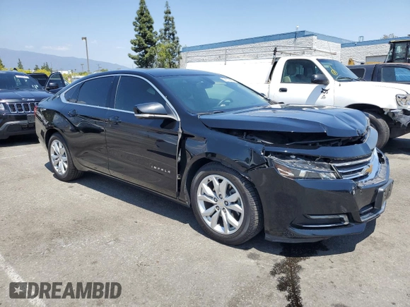 2018 Chevrolet Impala LT with VIN 2G1105S38J9103918, listed as a Copart auction lot 54575825 with 46,989 mi miles and Salvage Title. Bid and sale history available at DreamBid. Image 4.