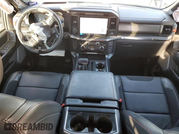 2024 Ford F-150 Raptor with VIN 1FTFW1RG7RFA11716, listed as a Copart auction lot 47696685 with 11,383 mi miles and Salvage Title. Bid and sale history available at DreamBid. Image 8.