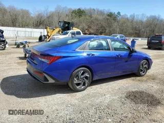 2024 Hyundai Elantra SEL with VIN KMHLS4DG5RU761646, listed as a Copart auction lot 50227625 with 8,609 mi miles and Salvage title. Bid and sale history available at DreamBid. Image 3.