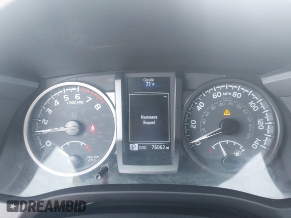 2021 Toyota Tacoma SR with VIN 5TFCZ5AN6MX270972, listed as a IAAI auction lot 42460823 with 76,062 mi miles and . Bid and sale history available at DreamBid. Image 7.