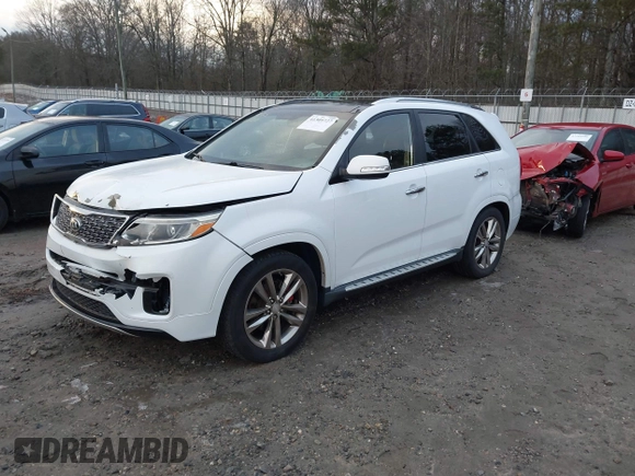2014 Kia Sorento SX with VIN 5XYKW4A70EG451120, listed as a IAAI auction lot 41309727 with 106,262 mi miles. Bid and sale history available at carsss.com. Image 17.