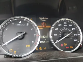 2015 Acura TLX V6 Advance with VIN 19UUB2F74FA025015, listed as a Copart auction lot 47667405 with 94,506 mi miles and Salvage Title. Bid and sale history available at carsss.com. Image 9.