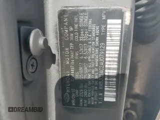 2010 Hyundai Tucson GLS with VIN KM8JU3AC2AU079129, listed as a Copart auction lot 54312875 with 116,659 mi miles and Salvage Title. Bid and sale history available at DreamBid. Image 13.