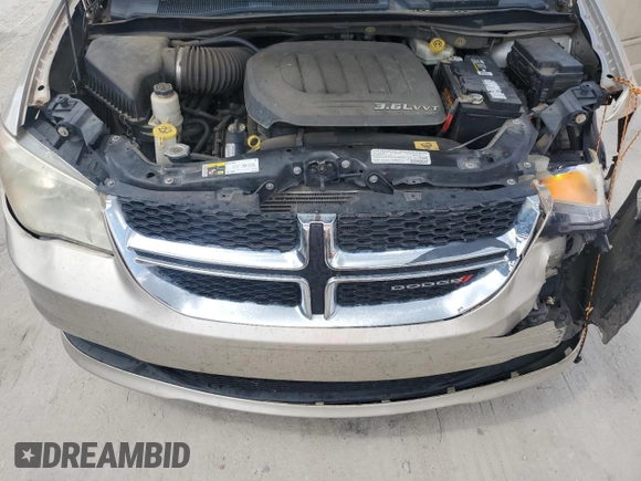 2013 Dodge Grand Caravan SE with VIN 2C4RDGBG3DR693415, listed as a Copart auction lot 54848235 with 114,063 mi miles and Salvage Title. Bid and sale history available at DreamBid. Image 12.
