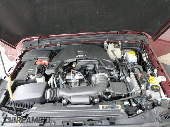 2021 Jeep Wrangler Sport S with VIN 1C4HJXAG9MW774173, listed as a Copart auction lot 47848865 with 43,602 mi miles and Salvage Title. Bid and sale history available at DreamBid. Image 12.