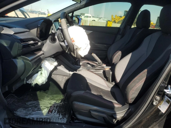 2024 Subaru WRX z VIN JF1VBAB60R9817197, wystawiony jako Copart lot #45712105 z przebiegiem 2 477 mil mil oraz Szkoda całkowita • Salvage title. Historia ofert i sprzedaży dostępna na DreamBid. Obrazek 7.
