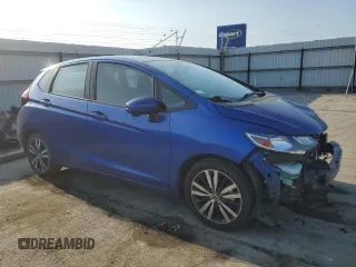 2019 Honda Fit EX with VIN 3HGGK5H81KM743381, listed as a Copart auction lot 52186255 with 28,657 mi miles and Salvage Title. Bid and sale history available at DreamBid. Image 4.