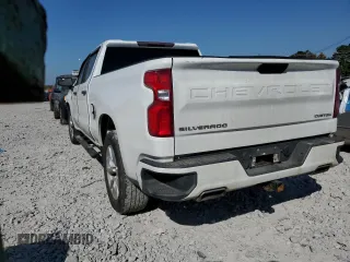 2020 Chevrolet Silverado 1500 Custom with VIN 1GCPWBEF6LZ103672, listed as a Copart auction lot 77603784 with 188,577 mi miles and Salvage Title. Bid and sale history available at carsss.com. Image 2.