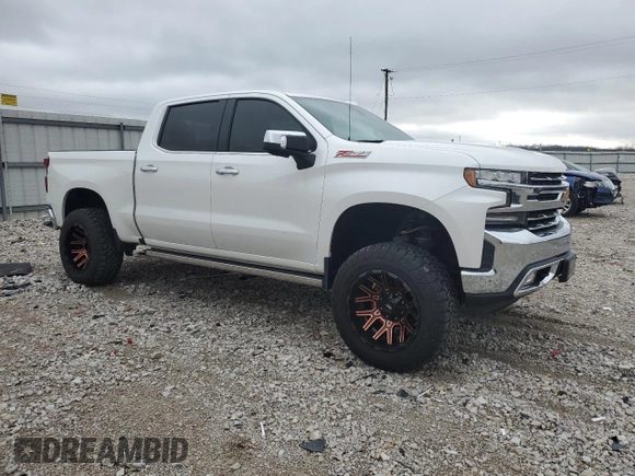 2020 Chevrolet Silverado 1500 LTZ with VIN 1GCUYGEL8LZ216409, listed as a Copart auction lot 43725745 with 48,799 mi miles and Salvage Title. Bid and sale history available at DreamBid. Image 4.