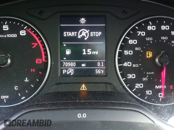 2018 Audi A3 Sedan Premium with VIN WAUAUGFF7J1069760, listed as a IAAI auction lot 41687581 with 70,980 mi miles. Bid and sale history available at carsss.com. Image 15.