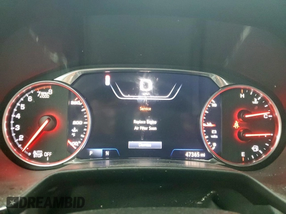 2020 Chevrolet Blazer RS z VIN 3GNKBERS4LS586243, wystawiony jako Copart lot #55514245 z przebiegiem 47 365 mil mil oraz Szkoda całkowita • Salvage title. Historia ofert i sprzedaży dostępna na DreamBid. Obrazek 9.