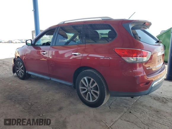 2016 Nissan Pathfinder S with VIN 5N1AR2MNXGC660725, listed as a Copart auction lot 61164915 with 125,134 mi miles and Salvage title. Bid and sale history available at DreamBid. Image 2.