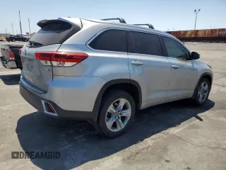 2017 Toyota Highlander Hybrid Limited with VIN 5TDDGRFH7HS027591, listed as a Copart auction lot 59234185 with 87,136 mi miles and Salvage title. Bid and sale history available at DreamBid. Image 3.
