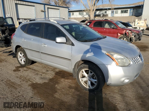 2008 Nissan Rogue SL with VIN JN8AS58V58W128775, listed as a Copart auction lot 47317165 with 88,872 mi miles and Salvage Title. Bid and sale history available at DreamBid. Image 4.