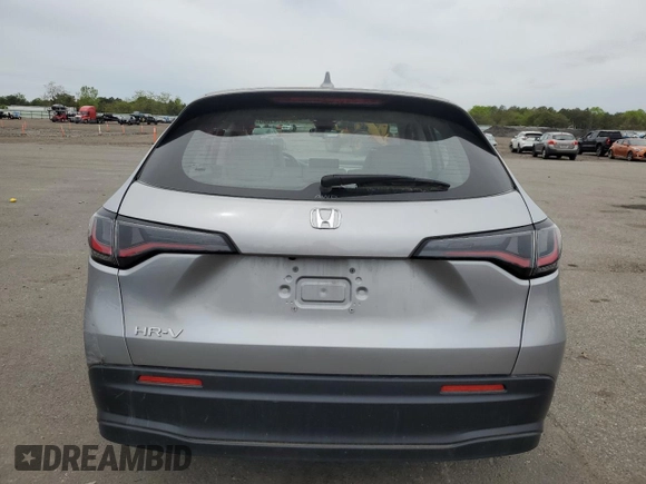 2023 Honda HR-V LX with VIN 3CZRZ2H34PM742443, listed as a Copart auction lot 56149665 with 18,379 mi miles and Salvage title. Bid and sale history available at DreamBid. Image 6.