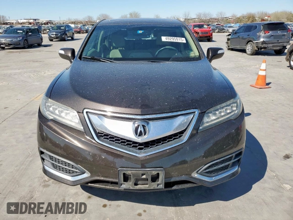 2018 Acura RDX Technology with VIN 5J8TB3H51JL007436, listed as a Copart auction lot 49295915 with 78,638 mi miles and Salvage title. Bid and sale history available at DreamBid. Image 5.