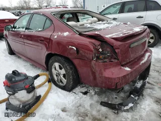 2004 Pontiac Grand Prix GT1 with VIN 2G2WP522X41364426, listed as a Copart auction lot 88272105 with 273,606 mi miles and Salvage Title. Bid and sale history available at carsss.com. Image 2.
