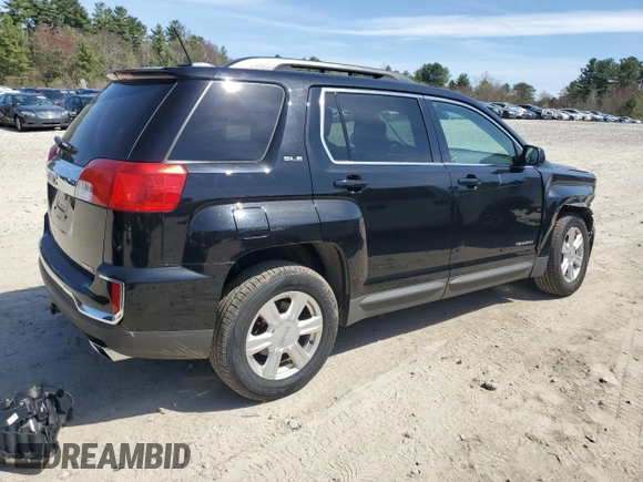 2016 GMC Terrain SLE with VIN 2GKFLTE38G6184695, listed as a Copart auction lot 52087925 with 80,641 mi miles and Salvage Title. Bid and sale history available at DreamBid. Image 3.