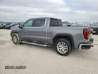 2022 GMC Sierra 1500 Limited SLT with VIN 1GTU9DET8NZ192191, listed as a Copart auction lot 42244485 with 0 mi miles and Salvage Title. Bid and sale history available at carsss.com. Image 2.