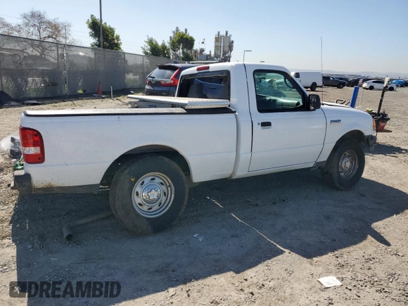 2006 Ford Ranger XL with VIN 1FTYR10U86PA94582, listed as a Copart auction lot 49848835 with 112,118 mi miles and Salvage title. Bid and sale history available at DreamBid. Image 3.