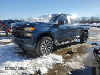 2020 Chevrolet Silverado 1500 Custom with VIN 3GCPWBEH9LG329836, listed as a Copart auction lot 85969524 with 116,430 mi miles and Non Repairable. Bid and sale history available at carsss.com. Image 1.